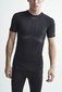 Craft Active Intensity Ondershirt Korte Mouwen Zwart Heren