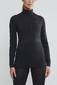 Craft Active Intensity Zip Thermoshirt Lange Mouwen Zwart Dames