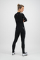 Craft Ideal Pro Wind Fietsbroek Lang Met Zeem en Bretels Zwart Dames