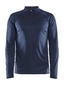 Craft Eaze Half Zip Hardloopshirt Lange Mouwen Donkerblauw Heren
