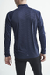 Craft Eaze Half Zip Hardloopshirt Lange Mouwen Donkerblauw Heren