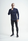 Craft Eaze Half Zip Hardloopshirt Lange Mouwen Donkerblauw Heren