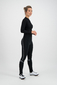 Craft Ideal Thermal Fietsbroek Lang Met Zeem Zonder Bretels Zwart Dames