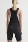 Craft Essence Fietsbroek Kort met Bretels Zwart Dames