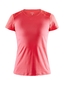 Craft ADV Essence Hardloopshirt Korte Mouwen Roze/Roze Dames