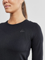 Craft Fuseknit Light Thermoshirt Lange Mouwen Zwart Dames