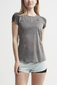 Craft Nanoweight Hardloopshirt Korte Mouwen Grijs Dames