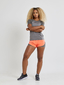 Craft Vent Mesh Hardloopshirt Korte Mouwen Grijs Dames