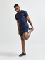 Craft ADV Essence Hardloopshirt Korte Mouwen Donkerblauw Heren