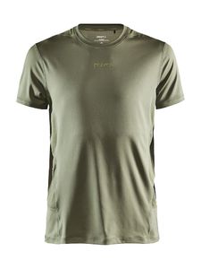 Craft ADV Essence Hardloopshirt Korte Mouwen Donkergroen Heren