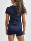 Craft ADV Essence Hardloopshirt Korte Mouwen Donkerblauw Dames