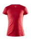 Craft ADV Essence Hardloopshirt Korte Mouwen Rood Dames