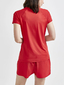 Craft ADV Essence Hardloopshirt Korte Mouwen Rood Dames