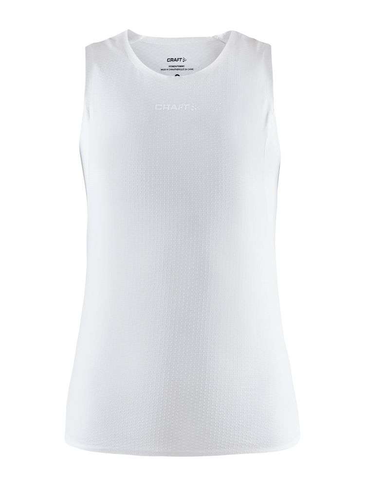 Craft Pro Dry Nanoweight Ondershirt Zonder Mouwen Wit Dames
