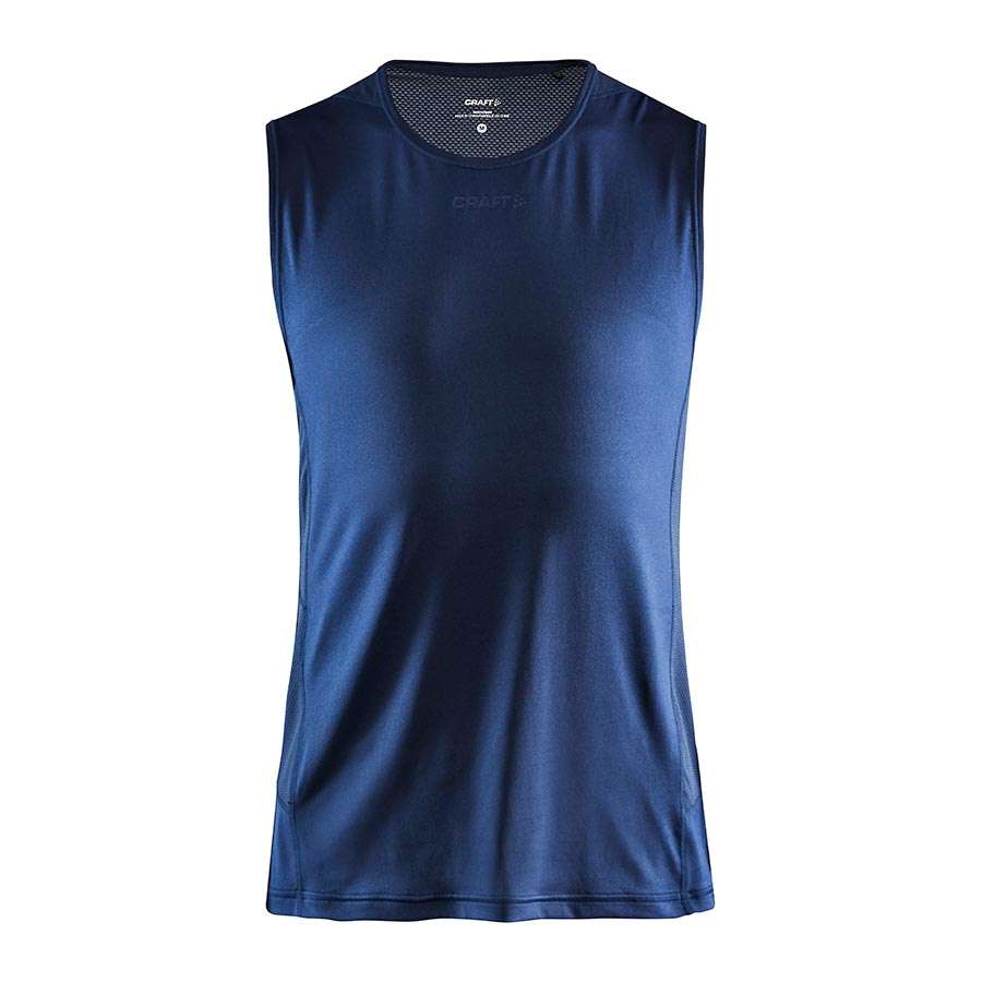 Craft ADV Essence Hardloopshirt Zonder Mouwen Donkerblauw Heren