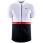Craft CORE Endurance Fietsshirt Korte Mouwen Wit/Rood/Zwart Heren