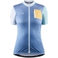 Craft ADV HMC Gravel Offroad Fietsshirt Korte Mouwen Blauw/Geel Dames