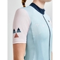 Craft ADV HMC Gravel Offroad Fietsshirt Korte Mouwen Blauw/Wit Dames