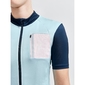 Craft ADV HMC Gravel Offroad Fietsshirt Korte Mouwen Blauw/Wit Dames