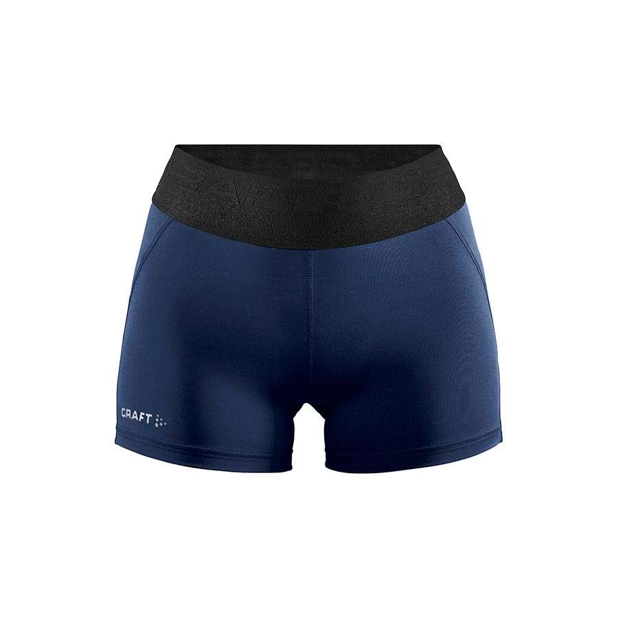 Craft Core Essence Hardloopbroek Kort Donkerblauw/Zwart Dames