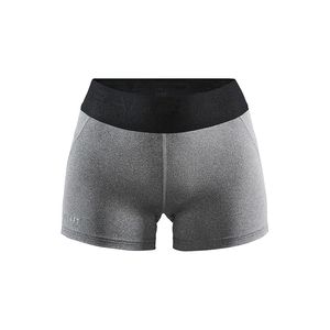 Craft Core Essence Hardloopbroek Kort Lichtgrijs/Zwart Dames