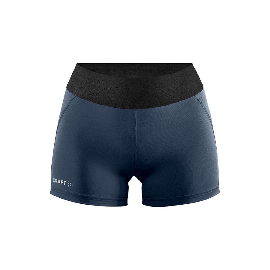 Craft Core Essence Hardloopbroek Kort Donkergrijs/Zwart Dames