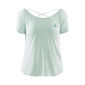 Craft CORE Charge Cross Back Hardloopshirt Korte Mouwen Groen Dames