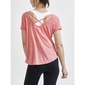 Craft CORE Charge Cross Back Hardloopshirt Korte Mouwen Roze Dames
