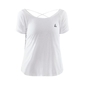 Craft CORE Charge Cross Back Hardloopshirt Korte Mouwen Wit Dames