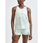 Craft CORE Charge Logo Hardloopshirt Zonder Mouwen Groen Dames