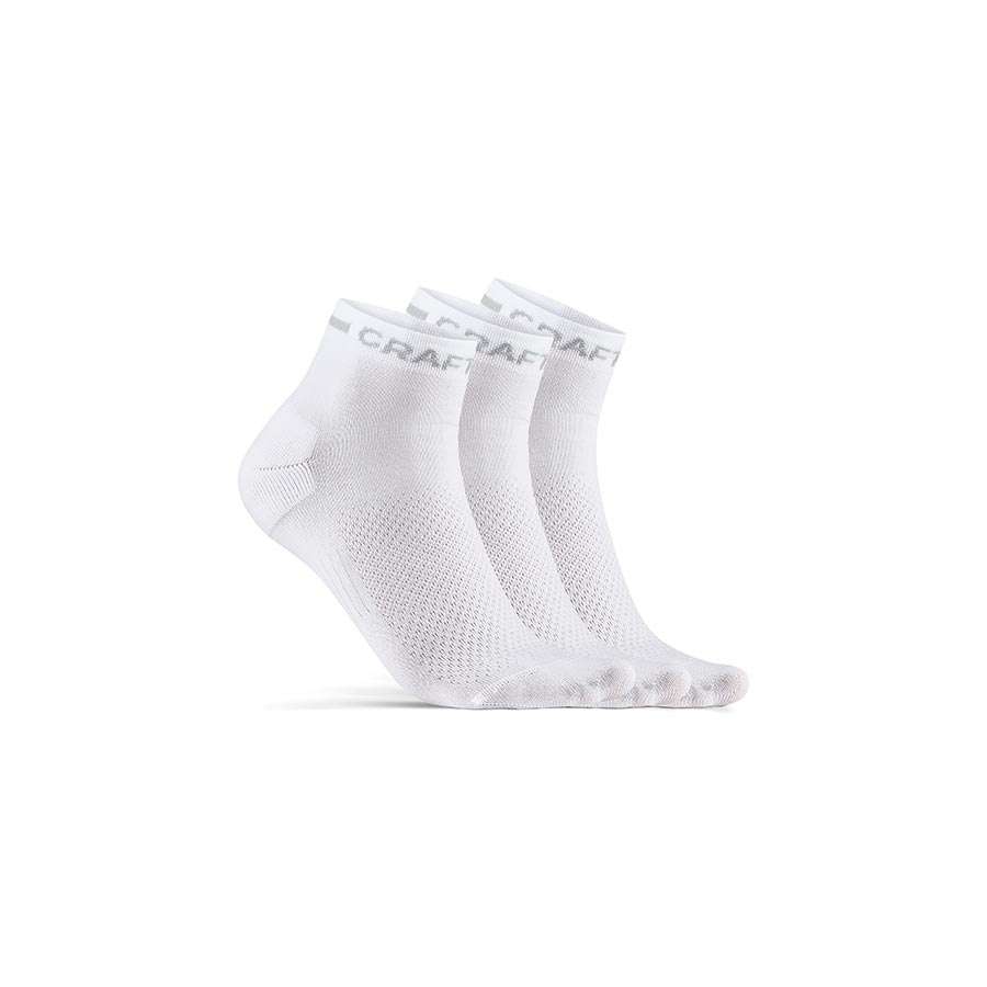 Craft CORE Dry Mid Sokken Wit 3-Pack