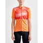 Craft CORE Endurance Logo Fietsshirt Korte Mouwen Oranje Dames