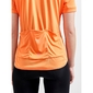 Craft CORE Endurance Logo Fietsshirt Korte Mouwen Oranje Dames