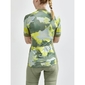 Craft ADV Endurance Graphic Fietsshirt Korte Mouwen Groen Dames