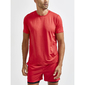 Craft ADV Essence Hardloopshirt Korte Mouwen Rood Heren