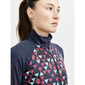 Craft ADV Bike SubZ Wool Fietsshirt Lange Mouwen Donkerblauw/Multi Dames
