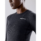 Craft CORE Wool Merino Hardloopshirt Lange Mouwen Zwart Melange Dames
