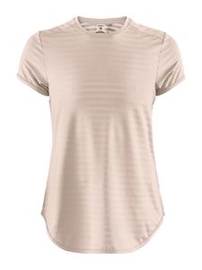 Craft Breakaway Two Hardloopshirt Korte Mouwen Lichtroze Dames