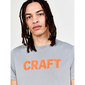 Craft CORE Charge Hardloopshirt Korte Mouwen Grijs/Oranje Heren