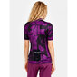 Craft ADV Bike Offroad Fietsshirt Korte Mouwen Paars/Zwart Dames