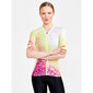 Craft ADV Endurance Graphic Fietsshirt Korte Mouwen Geel/Multi Dames