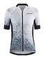 Craft ADV Endurance Graphic Fietsshirt Korte Mouwen Wit/Grijs/Zwart Dames