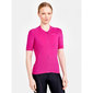 Craft ADV Endurance Fietsshirt Korte Mouwen Roze/Zwart Dames