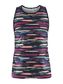 Craft CTM Distance Warp Mesh Hardloop Singlet Zwart/Multi Dames