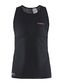 Craft CTM Distance Warp Mesh Hardloop Singlet Zwart Dames