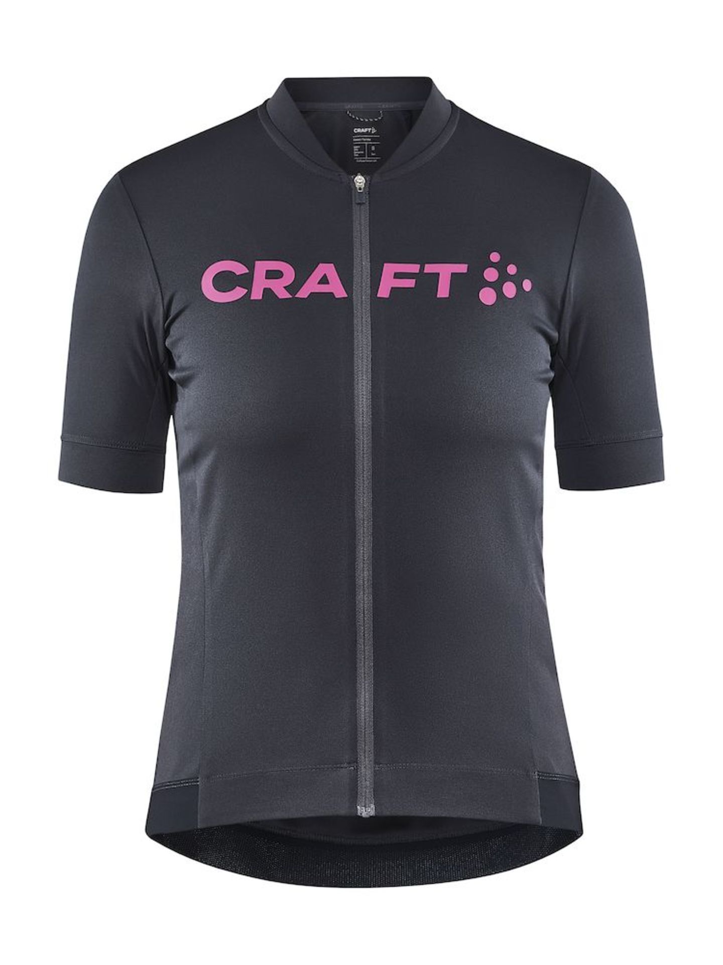 Craft Essence Fietsshirt Korte Mouwen Zwart/Roze Dames