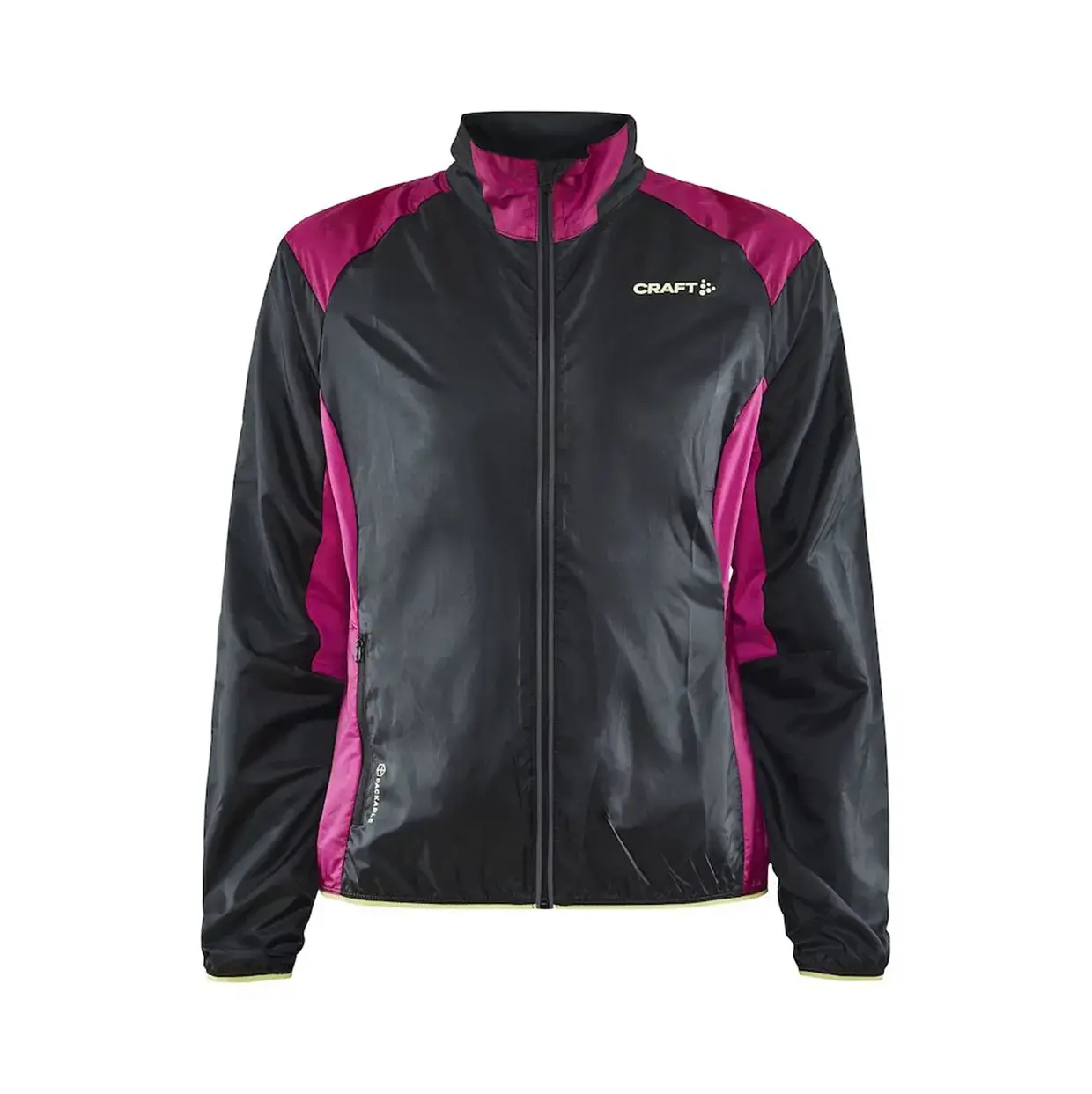 Craft PRO Hypervent Hardloopjack Zwart/Paars Dames