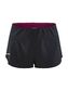 Craft PRO Hypervent Split Hardloopbroek Kort Zwart/Paars Dames
