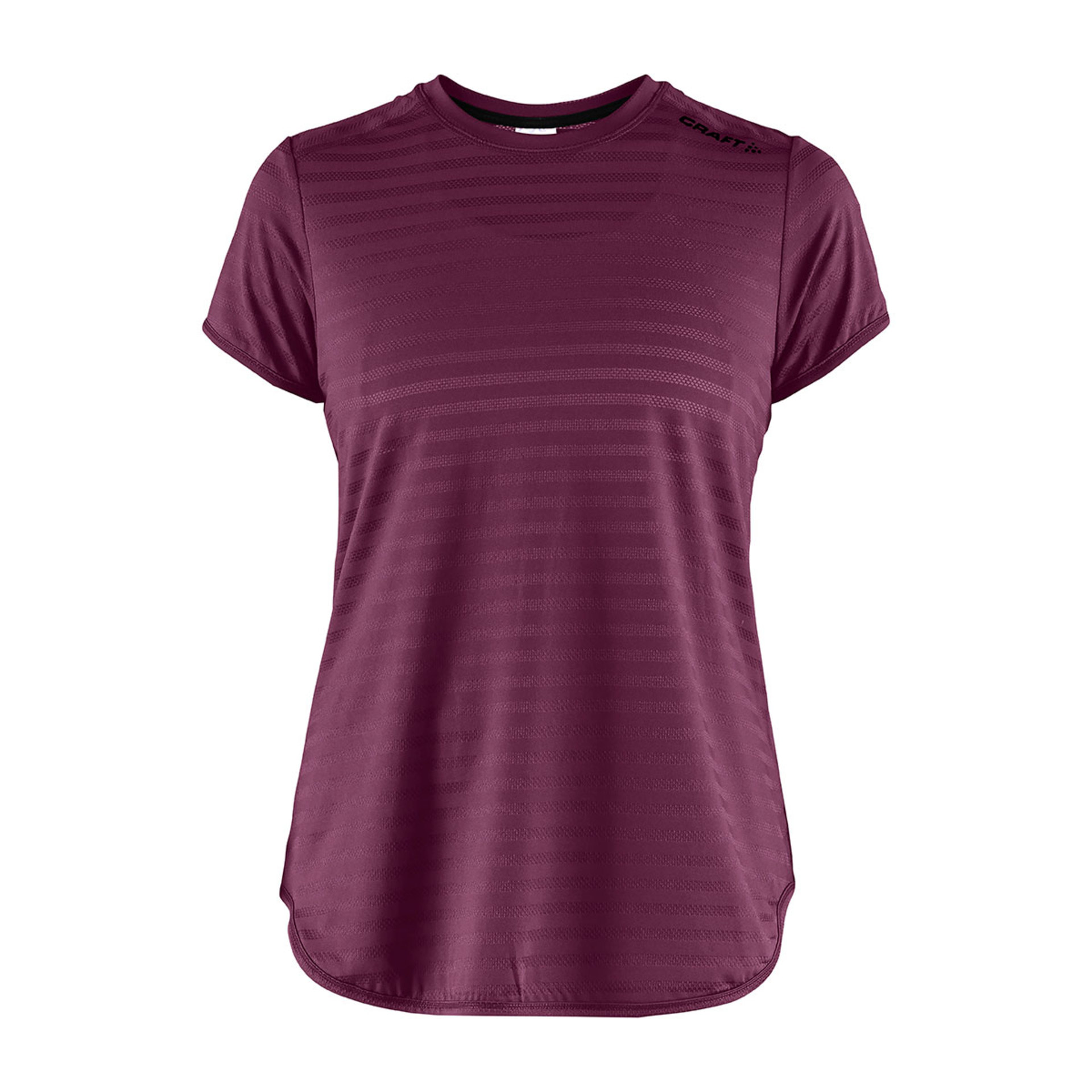 Craft Breakaway Two Hardloopshirt Korte Mouwen Donkerrood Dames