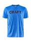Craft CORE Charge Hardloopshirt Korte Mouwen Blauw Heren